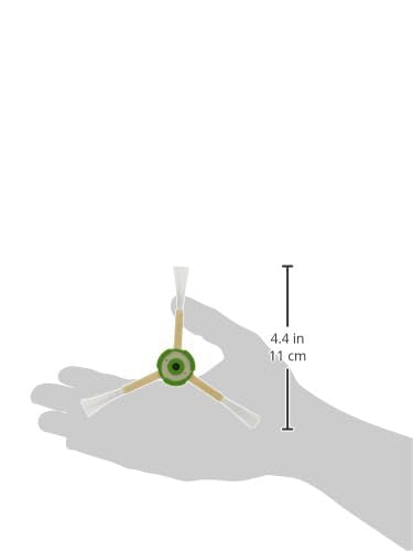 Roomba Authentic Replacement Parts - Roomba e, i, and j Series Edge-Sweeping Brush, (3-Pack), Green
