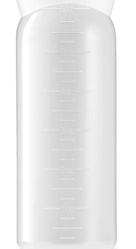 Root Comb Applicator Bottle, 6 ounce with graduated scale, Hair Coloring, Dye and scalp treament essential (Pack of 1)