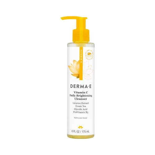 Vitamin C Cleanser - Daily Brightening Cleanser – Hydrating Face Wash to Even Out Skin Tone – Moisturizing Face Cleanser for a Radiant Glow, 6 fl oz