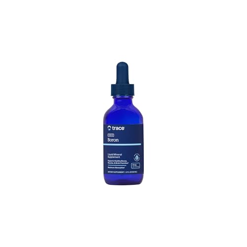 Ionic Boron - Brain & Bone Support Supplement - Liquid Supplement with Magnesium Aids Healthy Joints & Muscles - Formula Supports Nerve Health & Function - 2 fl oz (About 48 Servings)