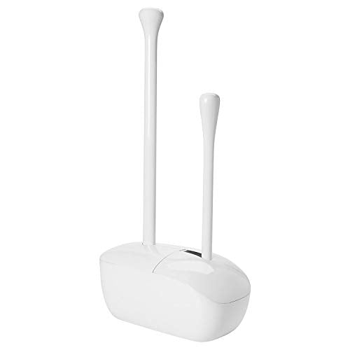 Good Grips Set Toilet Brush & Plunger Combo, Natural rubber, White