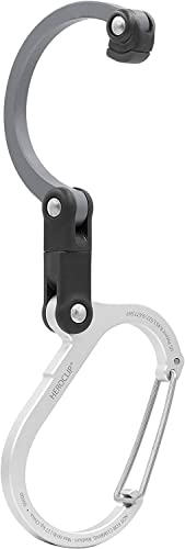 HEROCLIP Carabiner Clip and Hook (Medium) for Camping, Backpack, and Garage