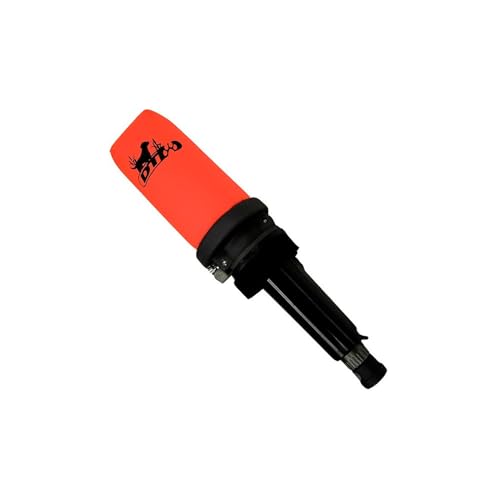 DT SYSTEMS Super Pro Durable Shock-Absorbing Waterfowl Upland Hunting Dog Training Dummy Launcher w/ Floating Scent-Holding Dummy, Blaze Orange