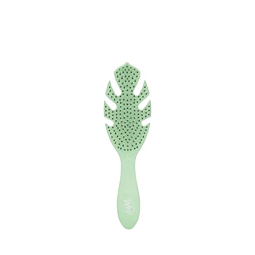 Go Green Hair Detangler Brush, Green - Detangling Hair Brush - Ultra-Soft IntelliFlex Bristles Glide Through Tangles & Gently Loosens Knots While Minimizing Pain, Split Ends & Breakage