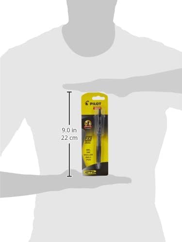 G2 07 Black Fine Retractable Gel Ink Pen Rollerball 0.7mm Nib Tip 0.39mm Line Width Refillable BL-G2-7 (6)