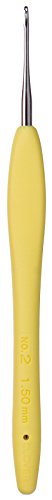 1221 Amour Steel Crochet Hook No. 2, 1.50mm , Yellow