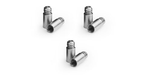 KeySmart Expansion Keychain Set - Key Chain DIY Keychain Kit with 2x 5mm, 2x 8mm & 2x 14mm Screws, 8 Black Spacers & 6 Posts - Smart Keychain Making Kit for KeySmart Original & Rugged Keychains