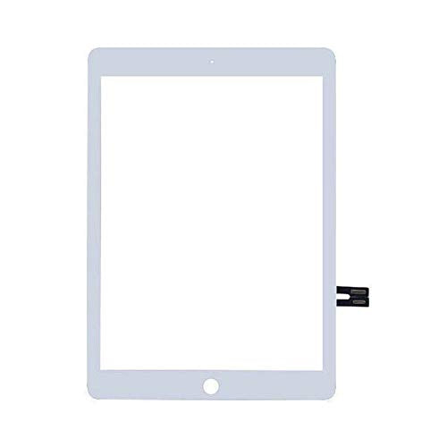 Touch Screen Digitizer Repair Kit for iPad 6 6th Generation 2018 9.7inch (A1893 A1954) Front Glass Replacement (Without Home Button,Not Include LCD) +Pre-Installed Adhesive +Tools (White)