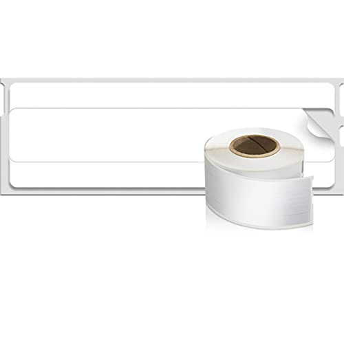 Authentic LW 1-Up File Folder Labels, Labels for LabelWriter Label Printers, White, 9/16 x 3-7/16, 2 Rolls of 130 (260 Total)