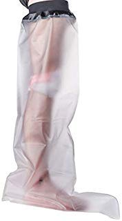 Adult Full Leg Cast Covers Shower Waterproof Leg Shower Cast Protector, Watertight to Keep Dry for Broken Leg Cast, Knee, Shank, Ankle, Foot Wound and Injury