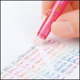 FriXion Ball Slim 038 Retractable Erasable Gel Ink Pen, Extra Fine Point, 0.38mm, 10 Color Set & FriXion Eraser