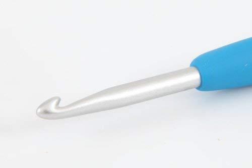 1047/H Deep Blue Amour Crochet Hook, Size H, 5.0mm