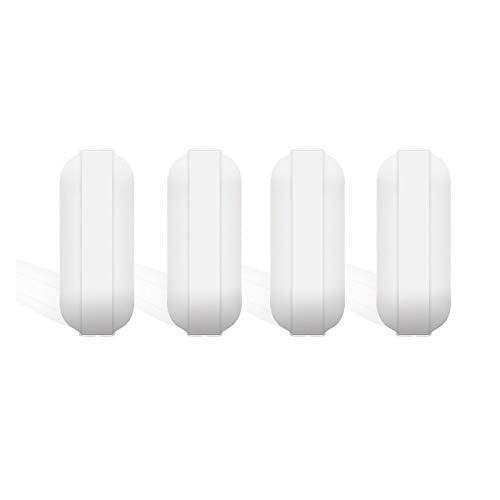 4 Pcs 20mm(0.78inch) PTFE Magnetic Stirrer Mixer Stir Bar,White Color,Laboratory Bar,Stir Plate Bar,Stir Plate Magnet,Stir Rod Magnetic