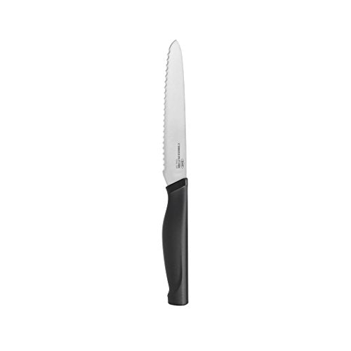 Good Grips 5-in Serrated Utility Knife,Silver/Black