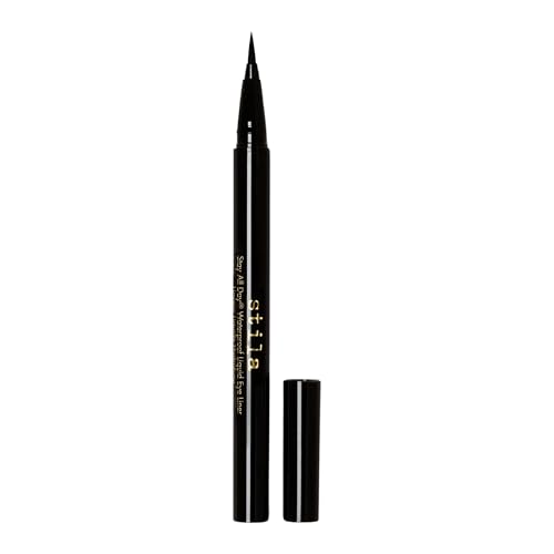 Waterproof Liquid Eye Liner, Stay All Day Makeup with Fine Brush Tip | Lasting Satin Finish, Smudge-Proof & Transfer-Resistant