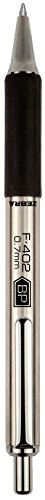 F-402 Retractable Ballpoint Pen, Stainless Steel Barrel, Fine Point, 0.7mm, Black Ink, 2-Pack