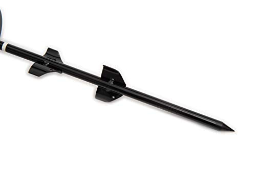 Bracket Mount and Stake Retractable Leash Tie Outs for Dogs (Stake, Large)