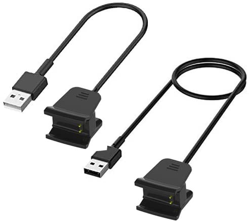 Fitbit Alta HR Charger 2 PCS (1.8ft & 3.3ft), Charging Cable Cord Repalcement Charger for Fitbit Alta HR (2 PCS - 1.8ft & 3.3ft)