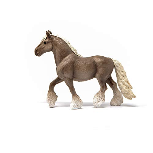 Farm World Realistic Silver Dapple Mare Gray Horse Figurine - Highly Detailed and Durable Farm Animal Figurine for Boys and Girls, Gift for Kids Ages 3+
