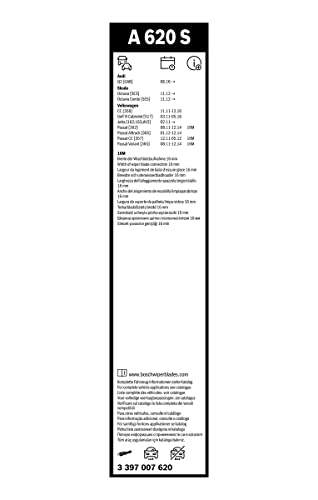 BOSCH 3397007620 AeroTwin Original Equipment Replacement Wiper Blade - 24/19 (Set of 2)