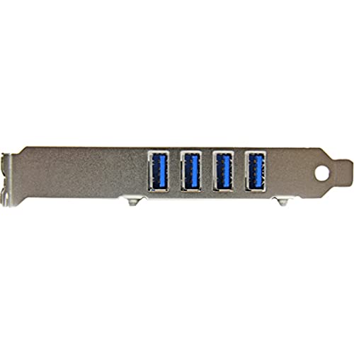 4-Port PCI Express SuperSpeed USB 3.0 Controller Card with UASP - 5Gbps - USB 3.0 Expansion Card with SATA Power , TAA (PEXUSB3S4V)