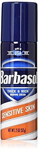 Shave Cream Sensitive Skin Travel size 2 oz (Pack of 3)