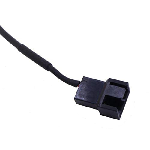 2 Pack USB to 3-Pin / 4-Pin PWM 5V USB Sleeved Fan Power Adapter Cable, USB to 3 Pin / 4 Pin Case Fan Adapter Connector Cable (USB-3Pin/4Pin Cable)