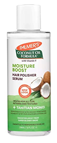 Coconut Oil Formula Hair Polisher Serum, 6 Ounces (Pack of 2)