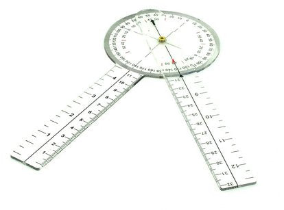 12 & 8 PROTRACTOR GONIOMETER SET