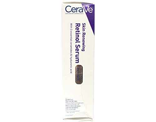 Anti Aging Retinol Serum | Cream Serum for Smoothing Fine Lines and Skin Brightening | With Retinol, Hyaluronic Acid, Niacinamide, and Ceramides | 1 Ounce
