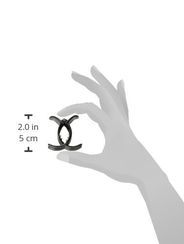 Hair In Place With This X Large Black Ponytail Holder Hair Claw Closes With A Solid Spring Too