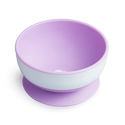 Stay Put Suction Bowls for Baby and Toddler, 3 Pack, Blue/Green/Purple