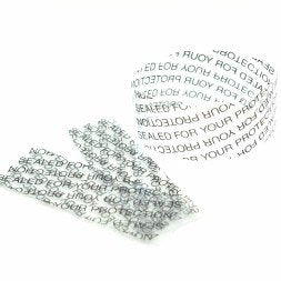 Cut Shrink Bands for Caps - Tamper Message -Sealed for Your Protection 250 Units (1 Height X 42-48mm Cap Size)