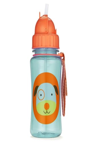 Toddler Sippy Cup with Straw, Zoo Straw Bottle, Dog