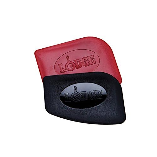 SCRAPERPK Durable Pan Scrapers, Red and Black, 2-Pack