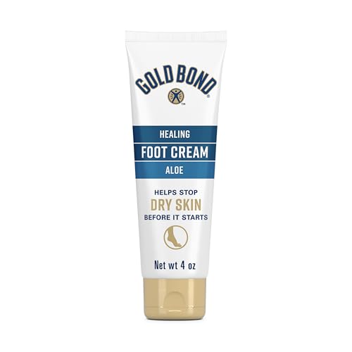Healing Foot Cream, 4 oz. (Pack of 4), With Aloe, Nourishes & Softens For Healthier Looking Feet