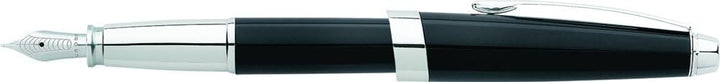 ATX Sandblasted Refillable Fountain Pen, Medium Nib, Includes Premium Gift Box - Onyx Black