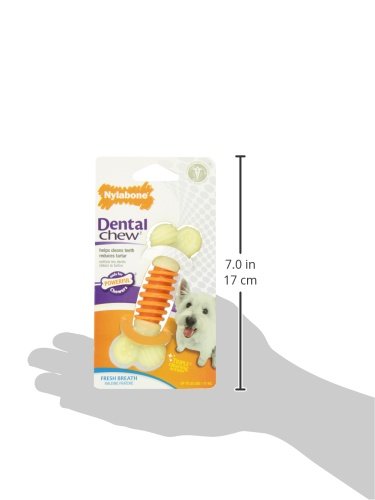 PRO Action Power Chew Durable Dental Chew Toy for Dogs, Bacon Flavor, Small/Regular (1 Count)