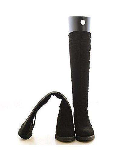 2Pair(4PCS) Multifunction Thicken Automatic Support Shape Shoe Tree Tall Short Boot Shaper Tree Inserts Knee High Shoes Thigh Boot Holder Hanger for Women Lady Most Shoes (8 Height)