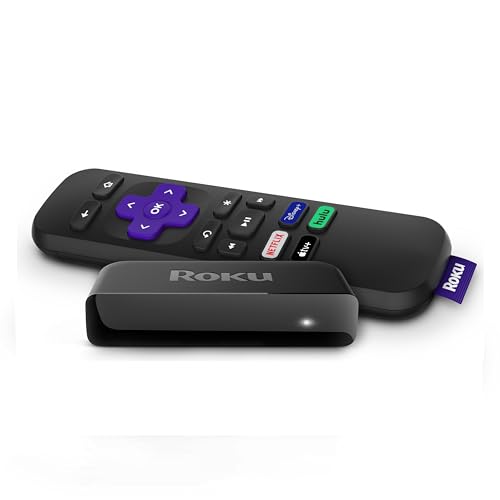 Premiere | HD/4K/HDR Streaming Media Player, Simple Remote and Premium HDMI Cable, Black