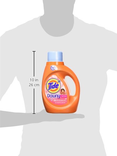 Plus A Touch of Downy Liquid Laundry Detergent, April Fresh, 46 fl oz, 29 loads