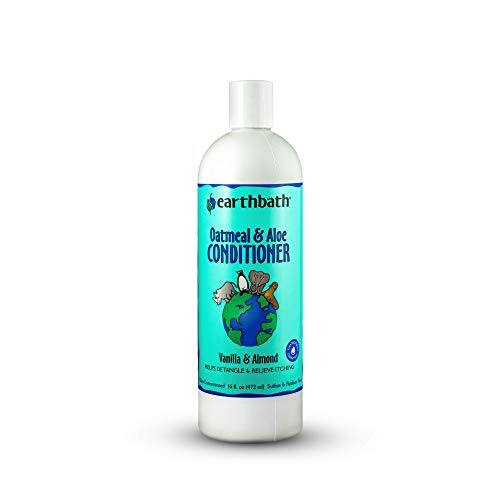 , Oatmeal & Aloe Conditioner - Dog Conditioner for Allergies & Itching, Dry Skin, Dog Wash That Helps Detangle & Relieve Itching, Made in USA, Cruelty Free Pet Conditioners - 16 Oz (1 Pack)