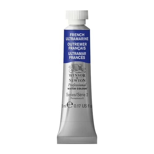 Professional Water Colour Paint, 0.17-oz Tube, French Ultramarine
