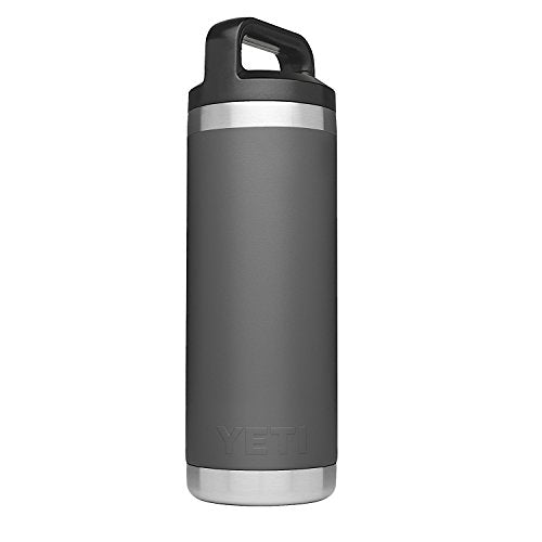 Rambler 18 oz Bottle, Vacuum Insulated, Stainless Steel with TripleHaul Cap, Stainless