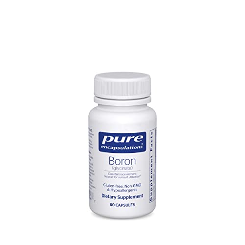 Boron (Glycinate) | Supplement for Hormone Balance, Bone Strength and Health, Connective Tissue, and Nutrient Metabolism* | 60 Capsules