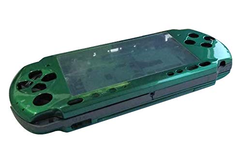 Full Housing Shell Faceplate Case Repair Replacement for Sony PSP 3000 Console Color Green