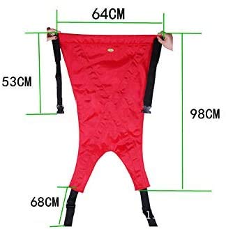 Patient Lift Sling Stair Slide Board, SEAREA Oxford Cloth Cotton Waterproof Fabric Transfer Belt Evacuation Patient Lift Sling, Use for Seniors,Handicap