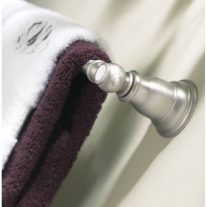 YB5408WR Kingsley Double Post Pivoting Toilet Paper Holder, Wrought Iron