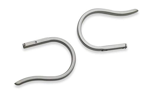 Curtain Holdback for Window Treatment Drapery Rod, Nickel