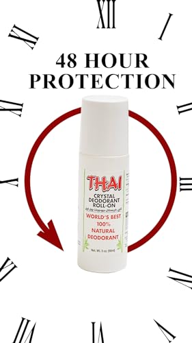 Thai Crystal Mist Roll On Deodorant, 3 Oz